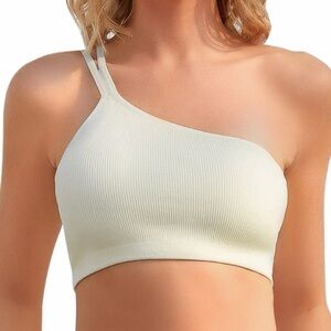 INIBUD One Shoulder Sports Bra